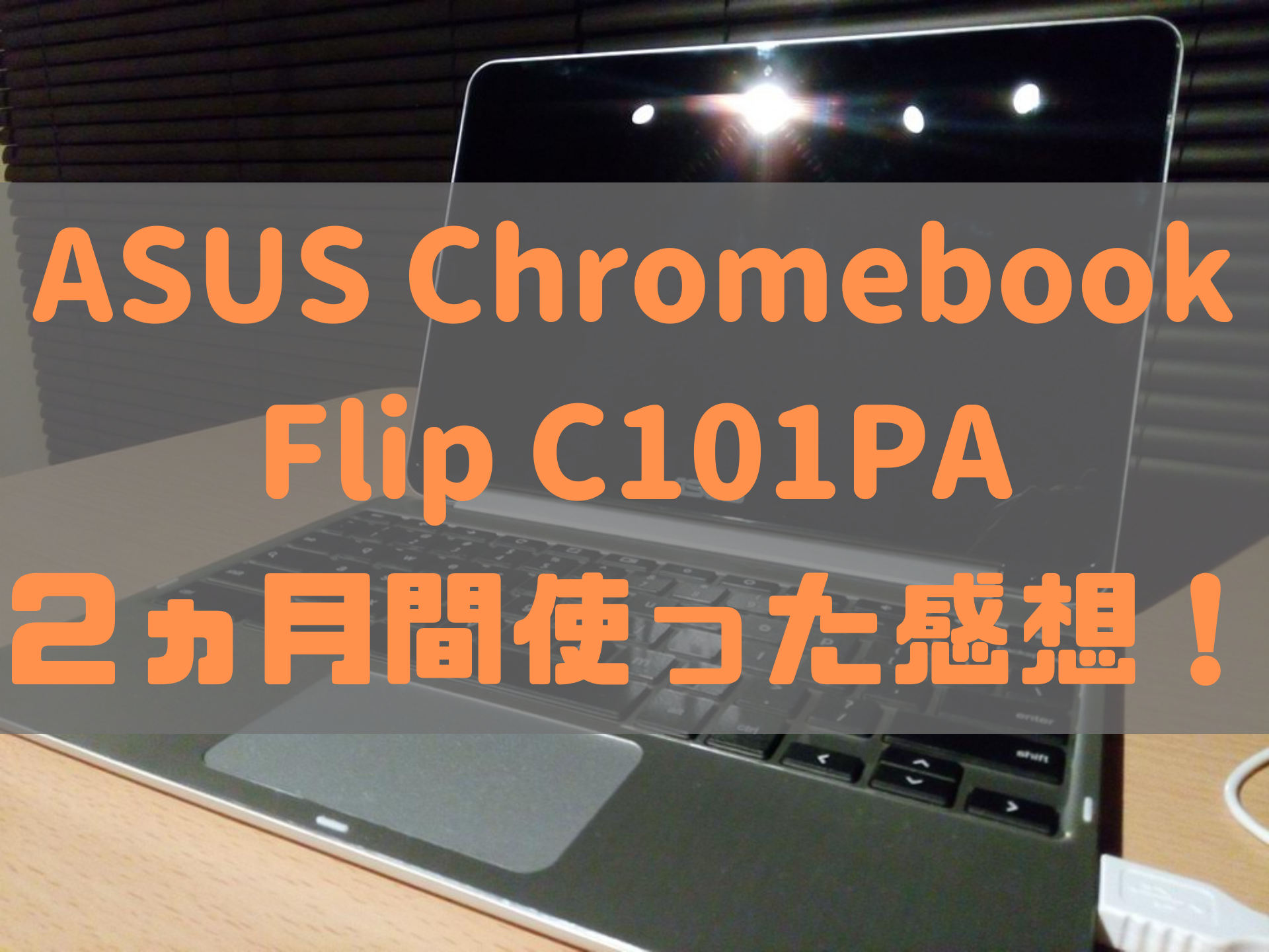 Asus Chromebook Flip C101pa ２ヵ月間使った感想 ほっとテニス